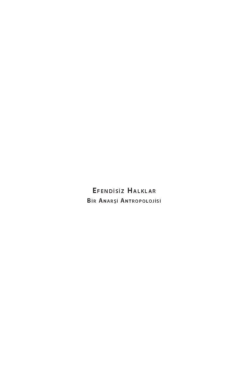 Efendisiz Halklar - Harold Barclay
